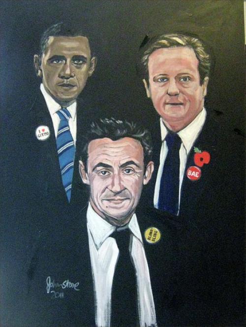 Obama, Sarkozi, Cameron