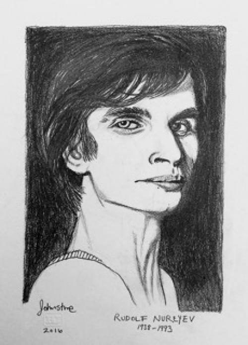 Rudolph Nureyev (Drawing)