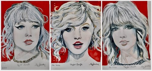 THREE TAYLOR SWIFTS